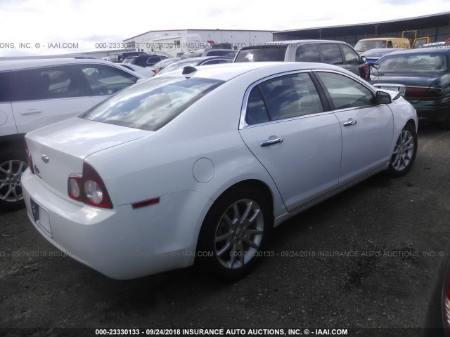 1G1ZE5E06CF167312 - 2012 CHEVROLET MALIBU LTZ 白色 照片 4