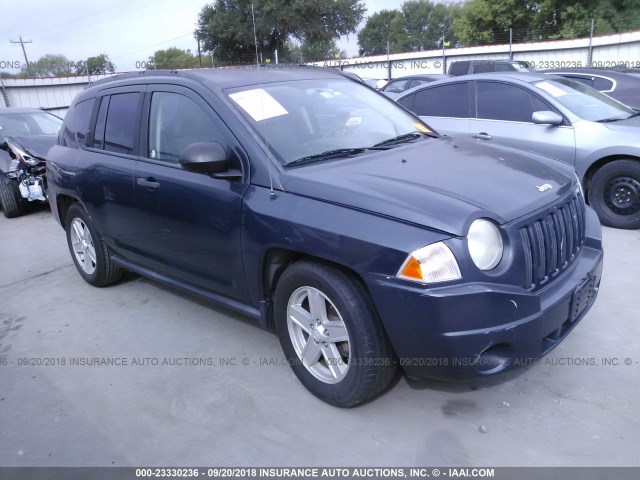 1J8FT47W37D390106 - 2007 JEEP COMPASS GRAY photo 1