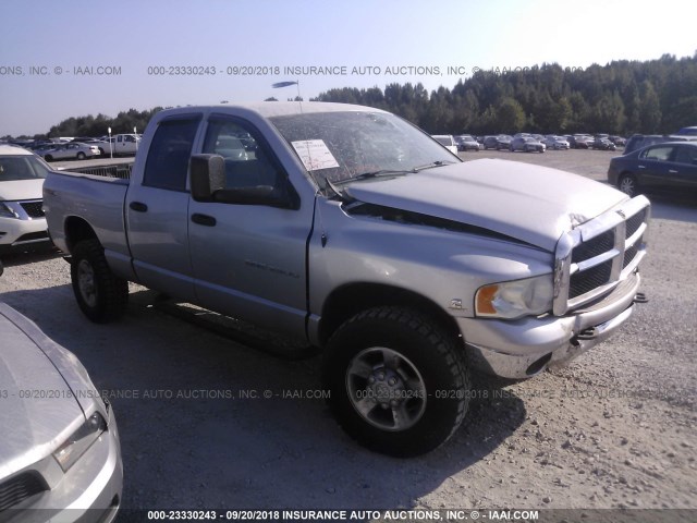 3D7KU28C34G189905 - 2004 DODGE RAM 2500 ST/SLT 银色 照片 1