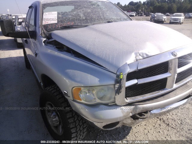 3D7KU28C34G189905 - 2004 DODGE RAM 2500 ST/SLT 银色 照片 6