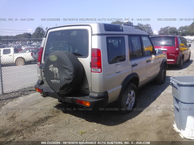 SALTY1248YA236275 - 2000 LAND ROVER DISCOVERY II  BEIGE photo 4