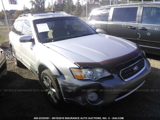 4S4BP86C764305531 - 2006 SUBARU LEGACY OUTBACK 3.0R LL BEAN SILVER photo 1