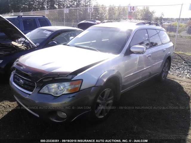 4S4BP86C764305531 - 2006 SUBARU LEGACY OUTBACK 3.0R LL BEAN SILVER photo 2