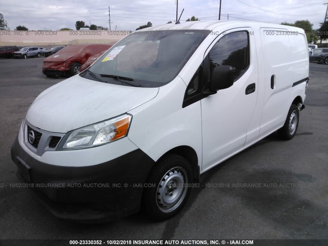 3N6CM0KN0EK695166 - 2014 NISSAN NV200 2.5S/2.5SV WHITE photo 2