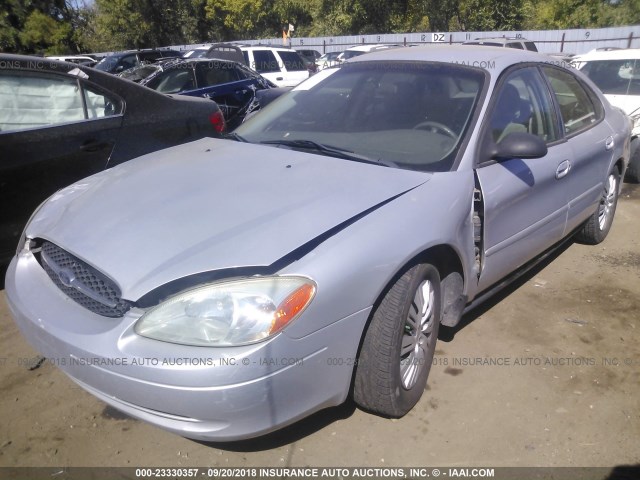 1FAFP52U51G132267 - 2001 FORD TAURUS LX SILVER photo 2