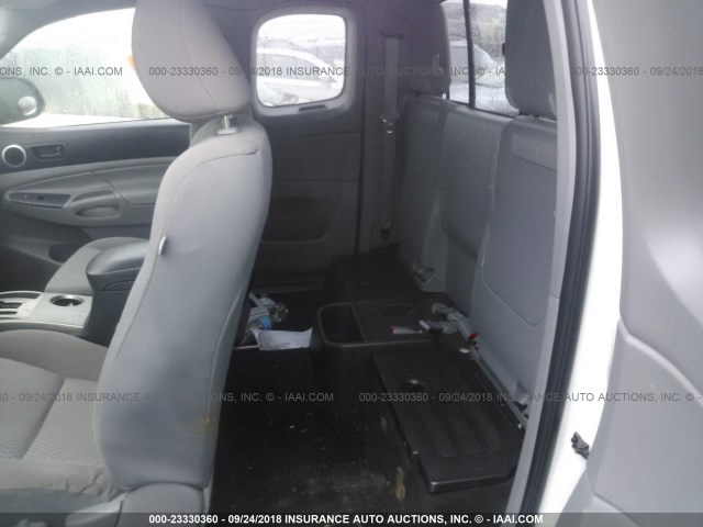 5TFTX4GN2DX024685 - 2013 TOYOTA TACOMA PRERUNNER ACCESS CAB WHITE photo 8