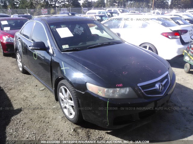 JH4CL96855C014616 - 2005 ACURA TSX BLACK photo 1