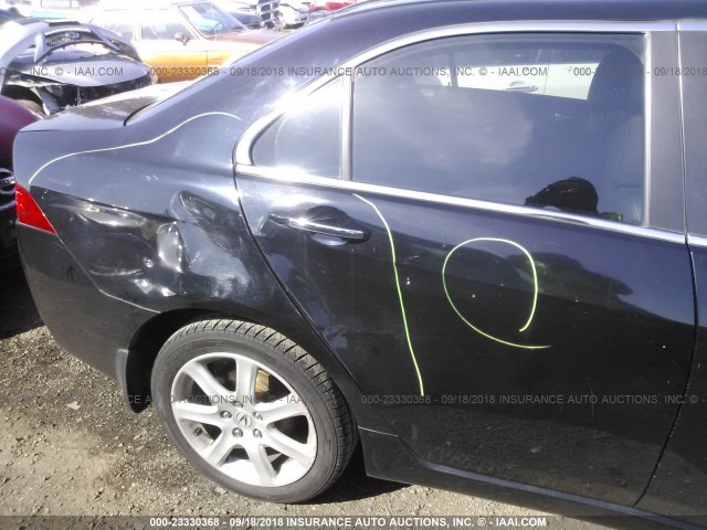 JH4CL96855C014616 - 2005 ACURA TSX BLACK photo 6