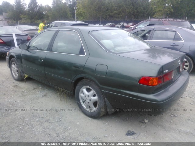 4T1BG22K01U117470 - 2001 TOYOTA CAMRY CE/LE/XLE 绿色 照片 3