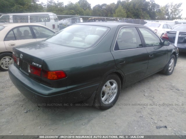 4T1BG22K01U117470 - 2001 TOYOTA CAMRY CE/LE/XLE 绿色 照片 4