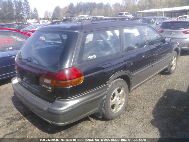 4S3BG6854W7620650 - 1998 SUBARU LEGACY 30TH ANN OUTBACK/LTD/SPT BLACK photo 4