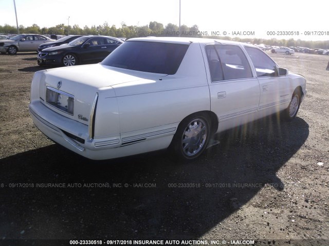 1G6KF5498XU705910 - 1999 CADILLAC DEVILLE CONCOURS CREAM photo 4