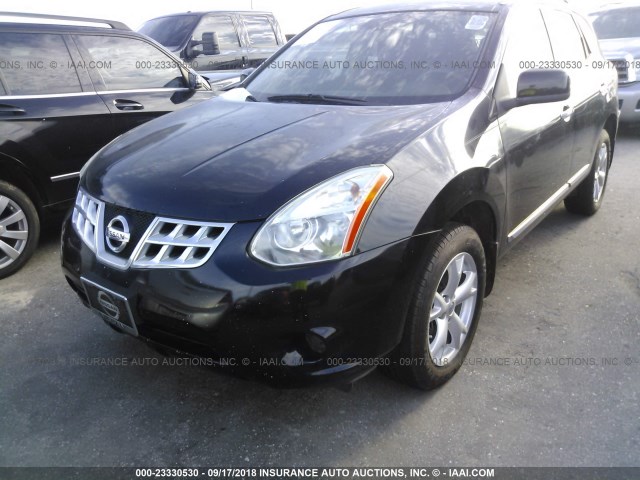 JN8AS5MT7BW572882 - 2011 NISSAN ROGUE S/SV/KROM BLACK photo 2