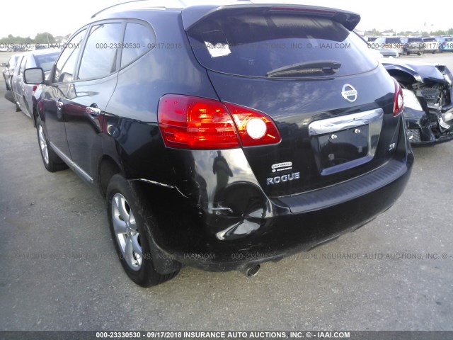 JN8AS5MT7BW572882 - 2011 NISSAN ROGUE S/SV/KROM BLACK photo 3