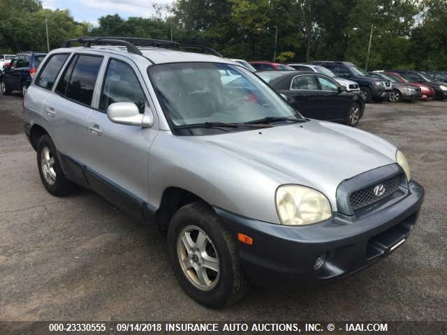 KM8SC73D44U778383 - 2004 HYUNDAI SANTA FE GLS/LX GRAY photo 1