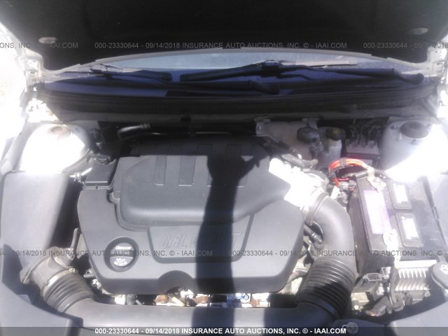 1G1ZG5E72CF371418 - 2012 CHEVROLET MALIBU LTZ 白色 照片 10