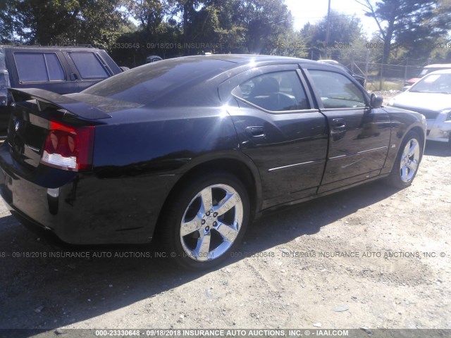 2B3CA9CV8AH239316 - 2010 DODGE CHARGER RALLYE BLACK photo 4