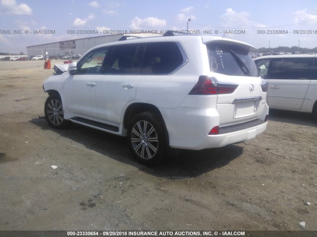 JTJHY7AX9H4231559 - 2017 LEXUS LX 570 WHITE photo 3