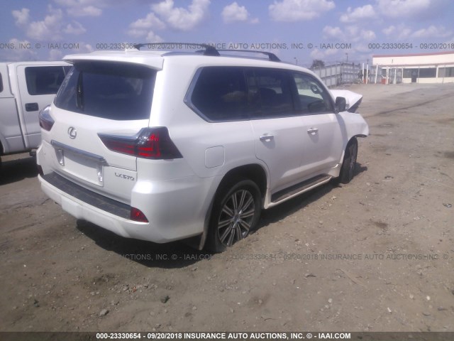 JTJHY7AX9H4231559 - 2017 LEXUS LX 570 WHITE photo 4