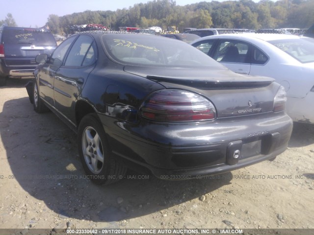 1G2WK52J81F255327 - 2001 PONTIAC GRAND PRIX SE BLACK photo 3