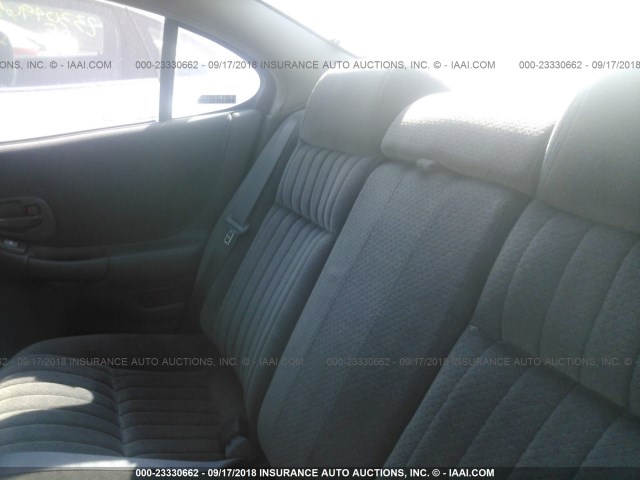1G2WK52J81F255327 - 2001 PONTIAC GRAND PRIX SE შავი ფოტო 8