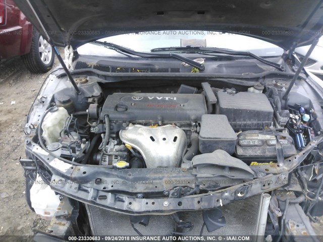 4T1BE46K47U625221 - 2007 TOYOTA CAMRY NEW GENERAT CE/LE/XLE/SE GRAY photo 10