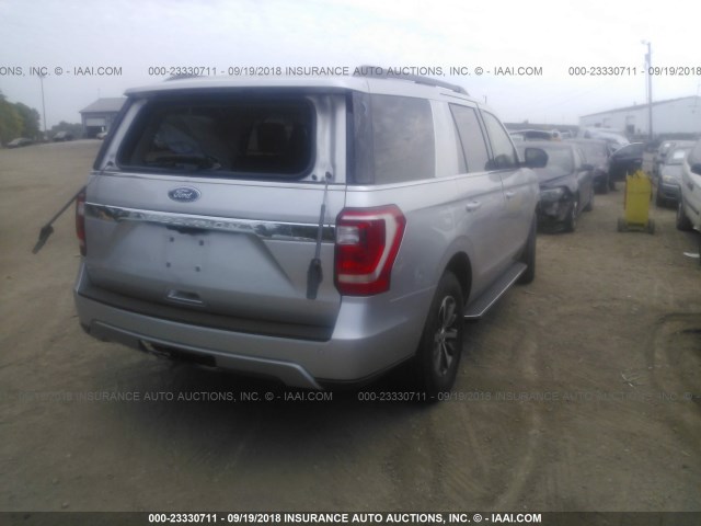 1FMJU1HT5JEA06132 - 2018 FORD EXPEDITION XLT SILVER photo 4