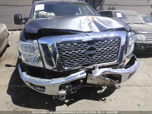 1N6BA1F14GN514522 - 2016 NISSAN TITAN XD S/SV GRAY photo 6