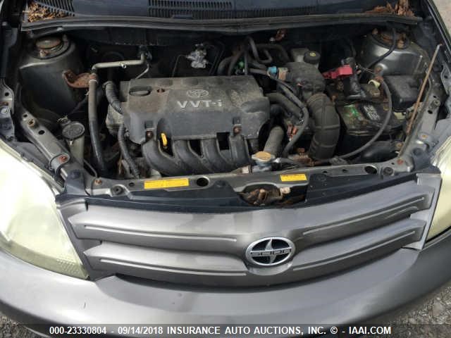 JTKKT624150113216 - 2005 TOYOTA SCION XA GRAY photo 10