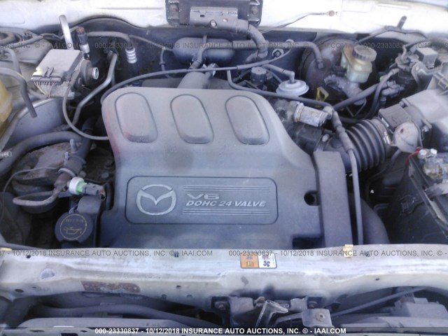 4F2CU08112KM50505 - 2002 MAZDA TRIBUTE LX/ES 银色 照片 10