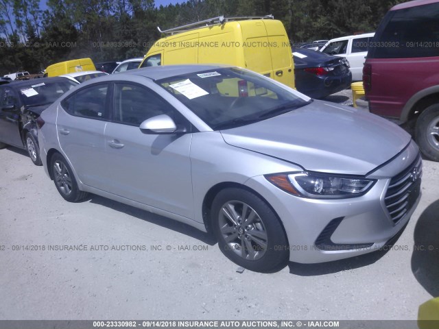 5NPD84LF9JH253095 - 2018 HYUNDAI ELANTRA SEL/VALUE/LIMITED SILVER photo 1