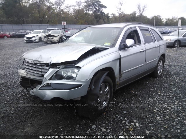 2A4GM68456R735465 - 2006 CHRYSLER PACIFICA TOURING GRAY photo 2