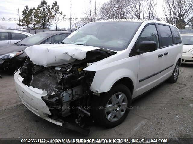 1D8HN44HX8B184795 - 2008 DODGE GRAND CARAVAN SE WHITE photo 2