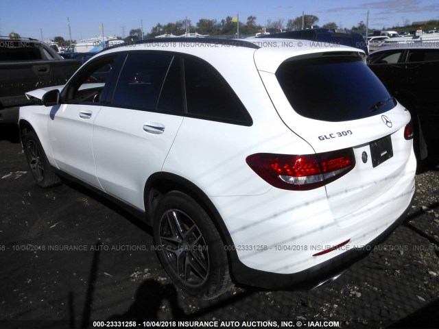 WDC0G4KB0GF096859 - 2016 MERCEDES-BENZ GLC 300 4MATIC WHITE photo 3