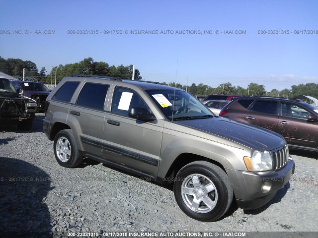 1J4GS48K26C187863 - 2006 JEEP GRAND CHEROKEE LAREDO/COLUMBIA/FREEDOM GRAY photo 1