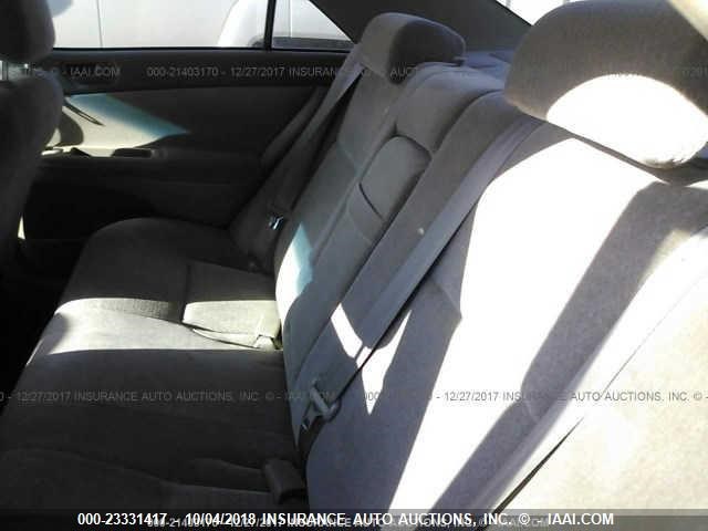 JTDBE32K230172013 - 2003 TOYOTA CAMRY LE/XLE GREEN photo 8