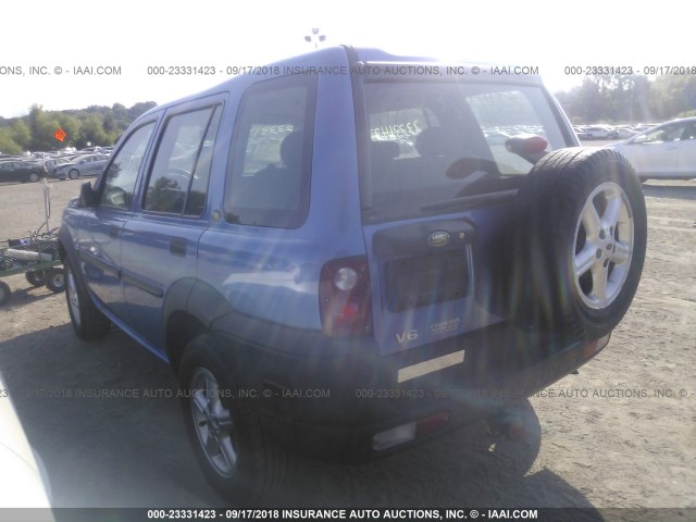 SALNM22233A270948 - 2003 LAND ROVER FREELANDER S BLUE photo 3