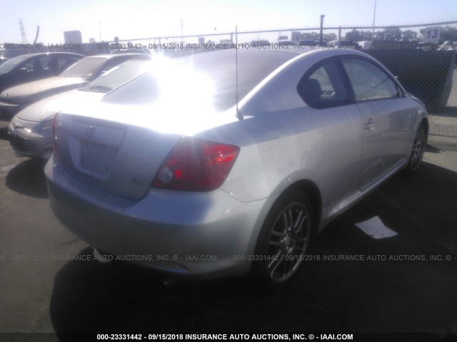 JTKDE177360092167 - 2006 TOYOTA SCION TC 银色 照片 4