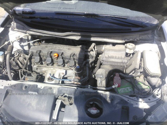 2HGFB2F92DH566928 - 2013 HONDA CIVIC EXL 银色 照片 10
