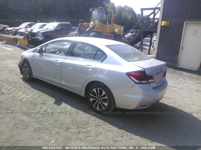 2HGFB2F92DH566928 - 2013 HONDA CIVIC EXL 银色 照片 3