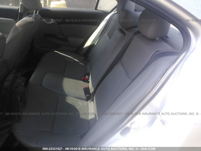 2HGFB2F92DH566928 - 2013 HONDA CIVIC EXL 银色 照片 8