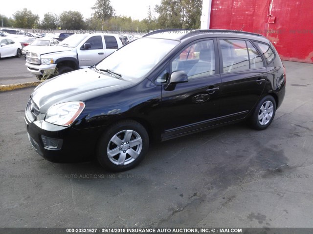 KNAFG525377087483 - 2007 KIA RONDO LX/EX BLACK photo 2