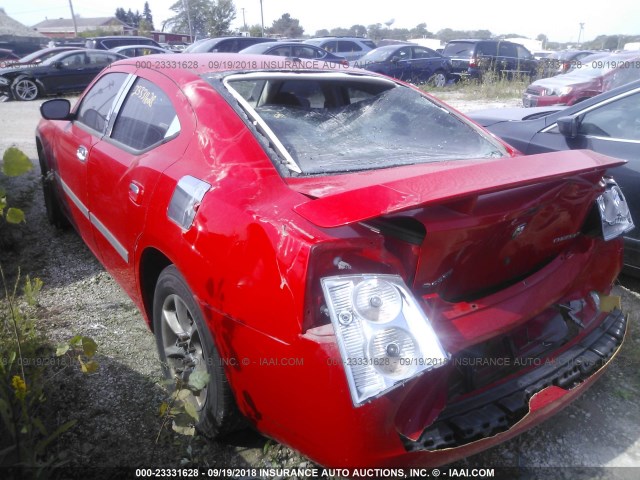 2B3CA9CV0AH272021 - 2010 DODGE CHARGER RALLYE RED photo 3