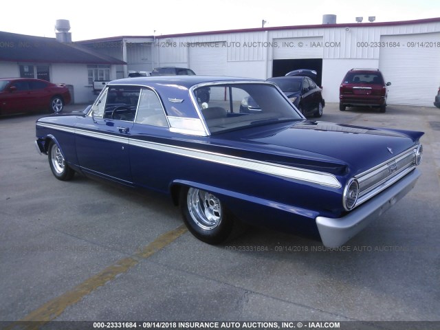 3K43T171175 - 1963 FORD FAIRLANE BLUE photo 3