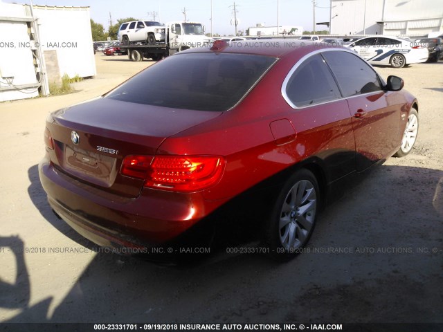 WBAKF5C59BE656454 - 2011 BMW 328 XI SULEV RED photo 4
