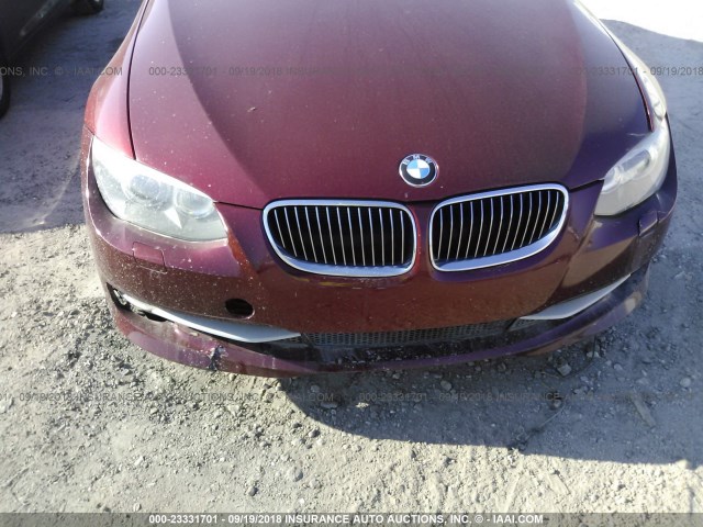 WBAKF5C59BE656454 - 2011 BMW 328 XI SULEV RED photo 6