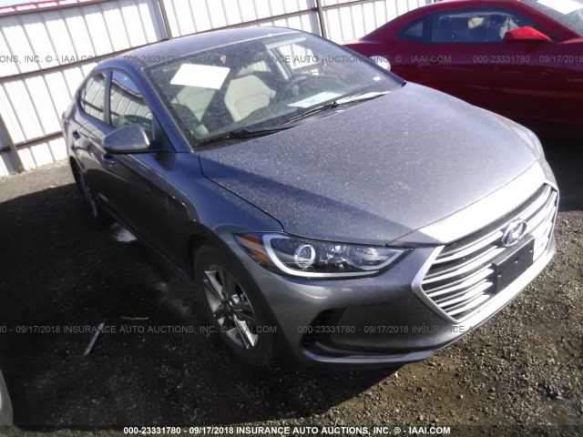 5NPD84LF4JH338846 - 2018 HYUNDAI ELANTRA SEL/VALUE/LIMITED GRAY photo 1