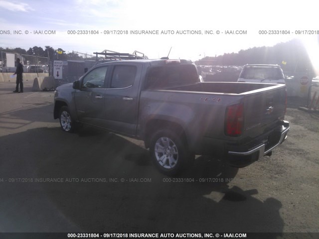 1GCGTCEN3J1135920 - 2018 CHEVROLET COLORADO LT GRAY photo 3