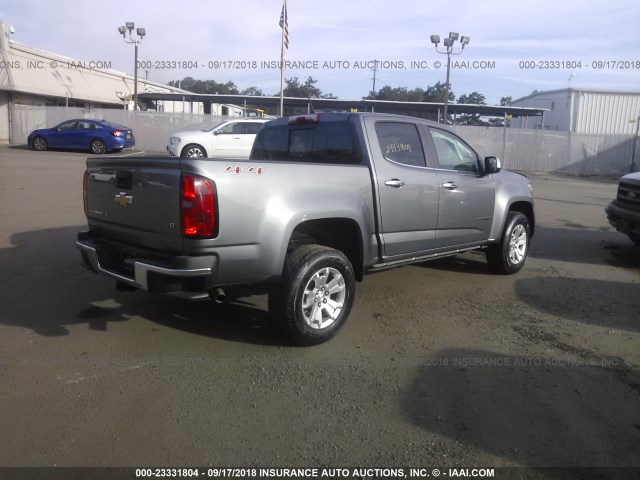 1GCGTCEN3J1135920 - 2018 CHEVROLET COLORADO LT GRAY photo 4