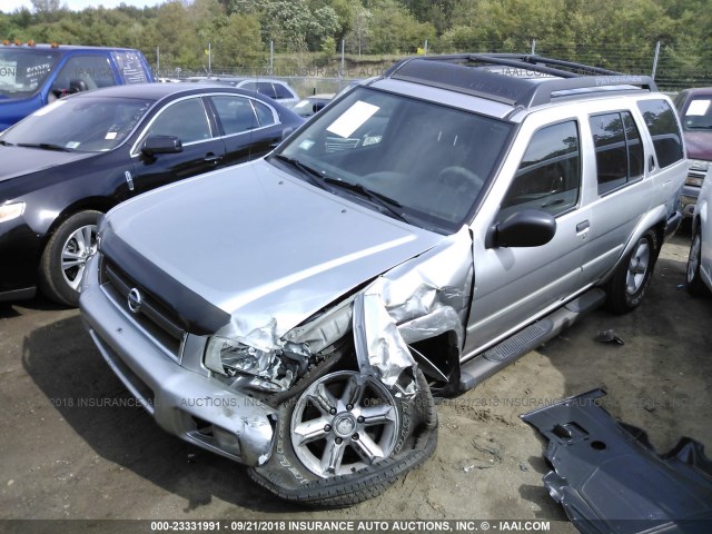 JN8DR09Y84W916013 - 2004 NISSAN PATHFINDER LE/SE GRAY photo 2